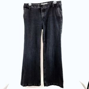 Chicos Platinum Denim Womens Sz 1 Ultimate Fit